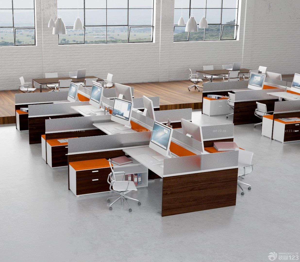 辦公家具定制廠家|給您哪些設計的辦公家具效果圖_尺寸_部件_視圖
