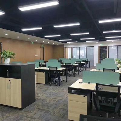 4人職員桌辦公桌-員工辦公工位價格-職員屏風桌廠家