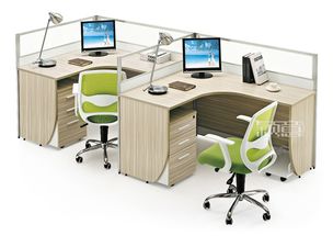 重慶辦公家具廠 屏風(fēng)工作位與四人辦公組合方案