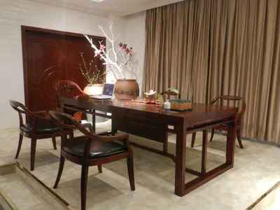 非酸實(shí)木會議臺 海量高清圖片解析與辦公家具選擇指南