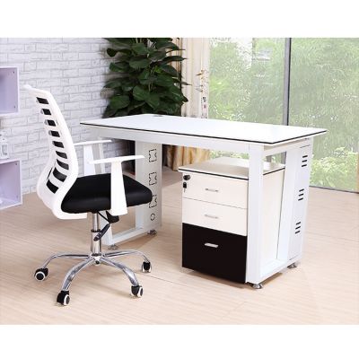 四人廣州辦公家具 梯形鋼架職員辦公桌與屏風(fēng)工作位組合的優(yōu)勢